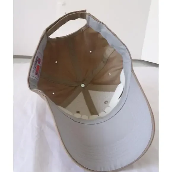 Captivating Headgear OU Sooners Tan/Beige Embroidered Logo Adjustable Cap - Picture 8 of 12